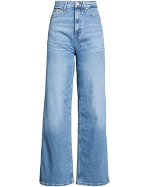 Tommy Hilfiger Jeans Cotton, Elastane, Recycled Cotton, Cow Leather - Blue