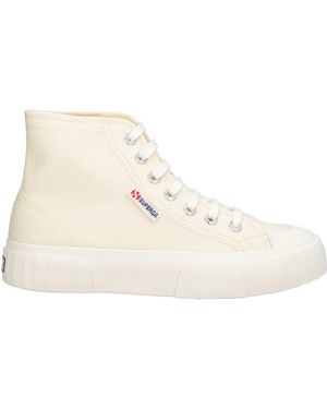 Superga Cream Trainers Textile Fibres - Natural