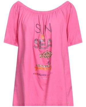 Ean 13 Love T-shirt - Rosa