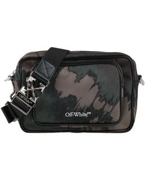 Off-White c/o Virgil Abloh Charcoal Cross-Body Bag Polyamide, Polyester - Black