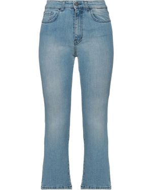 Manila Grace Denim Cropped - Blue