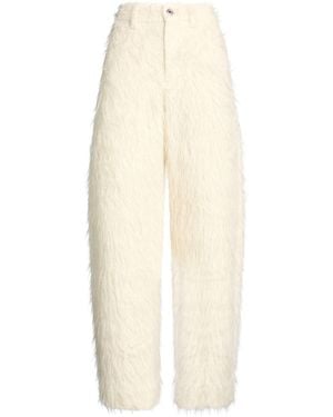 Brunello Cucinelli Ivory Pants Alpaca Wool, Polyester - White
