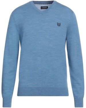 Chaps Pullover - Blau