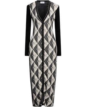Marine Serre Midi Dress - Black