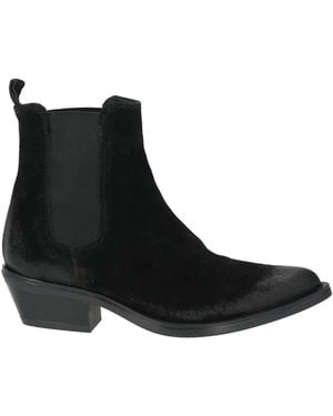 Carmens Ankle Boots Leather - Black