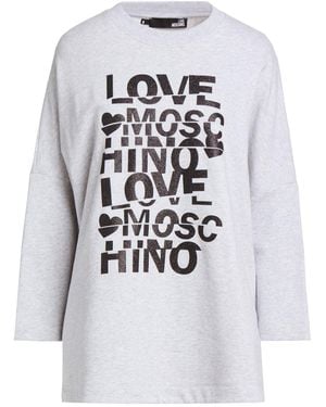Love Moschino Light Sweatshirt Cotton - White