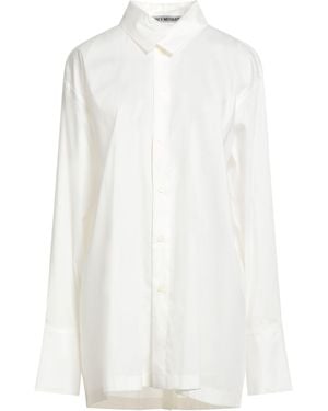 Issey Miyake Shirt Cotton, Nylon, Polyurethane - White