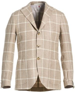 Luigi Borrelli Napoli Blazer Hemp, Virgin Wool - Natural