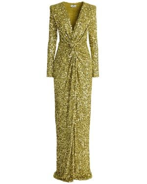 Elisabetta Franchi Maxi Dress Polyester, Elastane - Green
