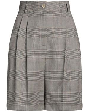 Dolce & Gabbana Shorts & Bermuda Shorts Virgin Wool, Elastane - Gray