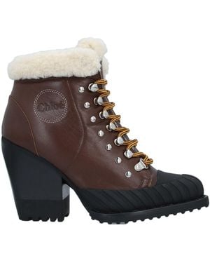 Chloé Ankle Boots - Brown