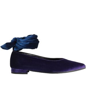 STRINGART Ballet Flats Textile Fibers - Blue
