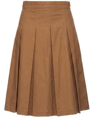 ViCOLO Mini Skirt Cotton, Elastane - Brown