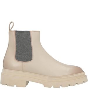 Santoni Ankle Boots - Natural
