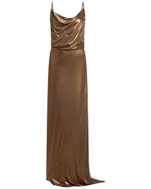 Antonelli Maxi Dress Viscose - Brown