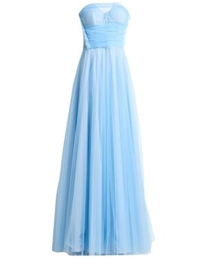 19:13 Dresscode Sky Maxi Dress Polyester - Blue
