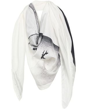 Rick Owens Scarf - White