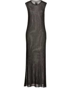 Fisico Maxi Dress Viscose, Polyester - Black