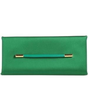 Tom Ford Handbag Viscose, Silk, Calfskin - Green