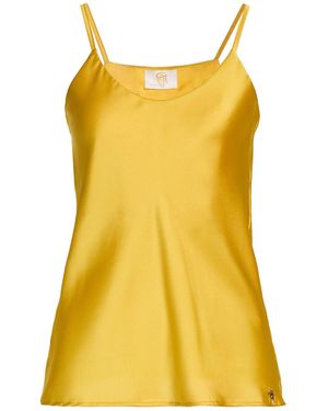 Gai Mattiolo Gm Marigold Top Polyester - Yellow