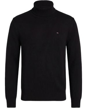 Tommy Hilfiger Turtleneck Cotton - Black