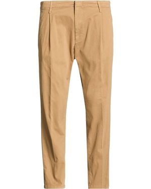 Dondup Camel Pants Cotton, Elastane - Natural