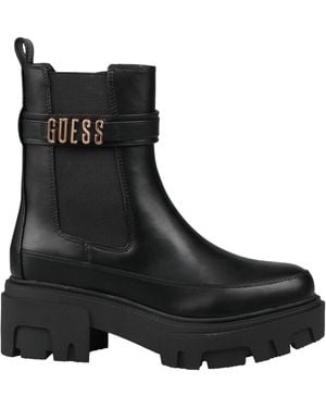 Guess Botines de caña alta - Negro