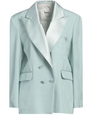 Sandro Light Blazer Viscose - Blue