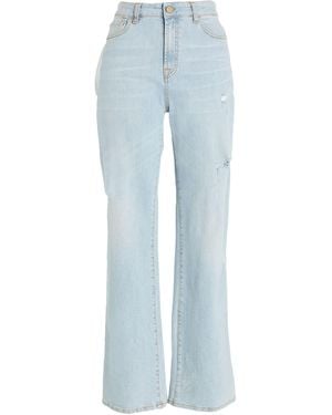 Manila Grace Jeanshose - Blau