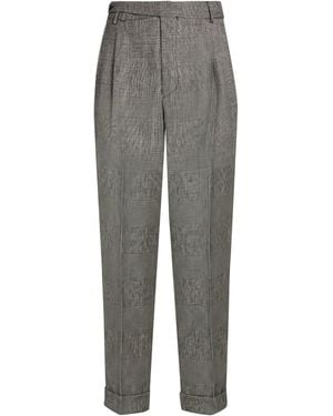 PT Torino Pants Virgin Wool, Polyamide, Elastane - Gray