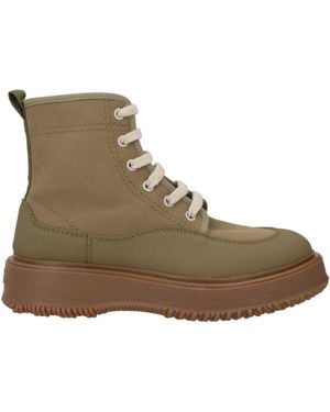 Hogan 3R Ankle Boots Textile Fibers - Brown