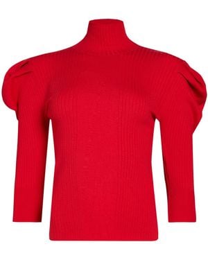 Akep Turtleneck Viscose, Polyester, Polyamide - Red