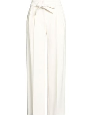 BOSS Ivory Pants Triacetate, Polyester - White