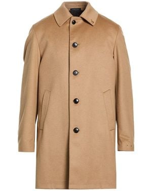 Sartoria Latorre Camel Coat Wool, Polyester, Cashmere - Natural