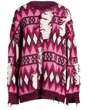 Laneus Jumper Wool, Mohair Wool, Polyamide, Acetate - Red