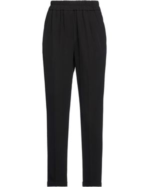 Via Masini 80 Trousers Polyester, Eco Polyester - Black