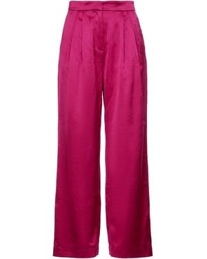 Pinko Garnet Pants Acetate, Polyester - Red