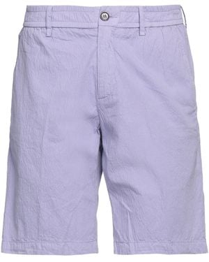 White Sand Lilac Shorts & Bermuda Shorts Cotton, Elastane - Blue