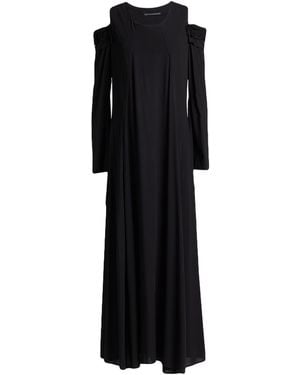 Yohji Yamamoto Maxi Dress Rayon - Black