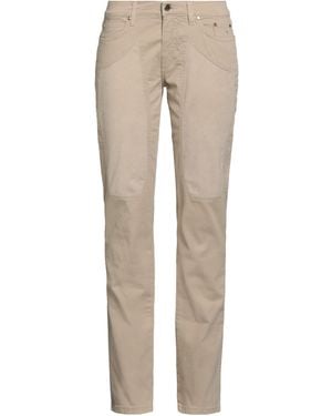 Jeckerson Pants Cotton, Elastane, Polyester, Polyurethane - Natural