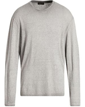 Roberto Collina T-Shirt Linen, Elastane - Gray