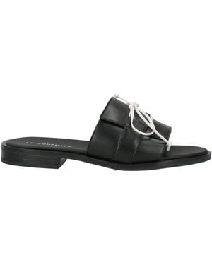 LE BOHÉMIEN Sandals - Black