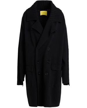 Akep Inspired By Coat Polyester, Merino Wool, Viscose, Cashmere - Black