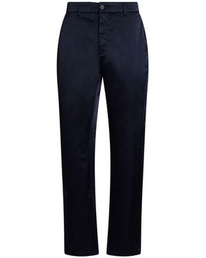 Department 5 Trousers Cotton, Viscose, Elastane - Blue