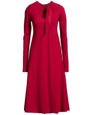 High Tech Midi Dress Polyamide, Elastane - Red