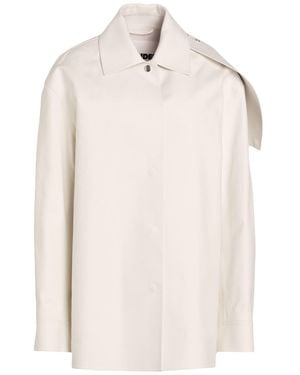 Jil Sander Overcoat & Trench Coat Cotton - Natural