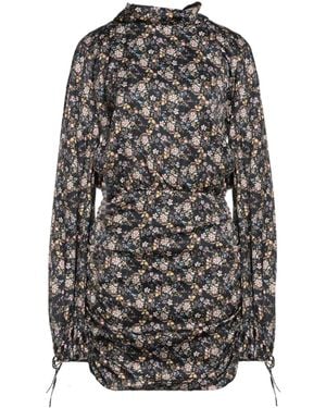 WANDERING Mini Dress - Gray