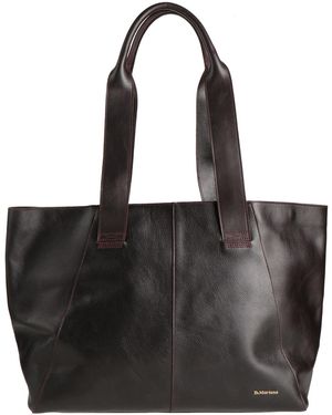 Dr. Martens Maxi Tote Overdrive -- Dark Shoulder Bag Cow Leather - Black