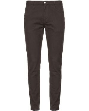 Daniele Alessandrini Dark Pants Cotton, Elastane - Gray