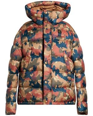 Blauer Puffer - Multicolour